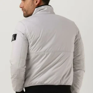 site pas cher Calvin Klein Jack Padded Harringon Jacket Gris Clair 9