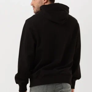 économies garanties Calvin Klein Chandail Micro Monologo Hoodie En Noir 9