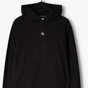 économies garanties Calvin Klein Chandail Micro Monologo Hoodie En Noir 13