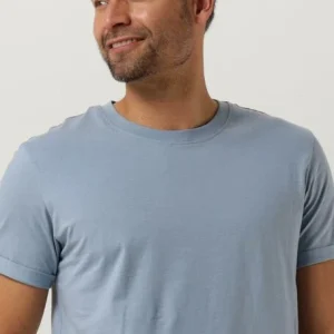 Calvin Klein T-shirt Badge Turn Up Sleeve En Bleu nouveau produit 11