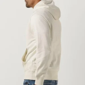 Calvin Klein Chandail Micro Monologo Hoodie Blanc Dernières Nouveautés 9