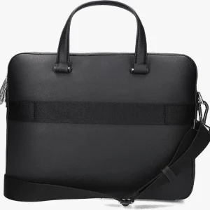 boutique en france Calvin Klein Ck Median Slim Laptop Bag Sac Pour Ordinateur Portable En Noir 11