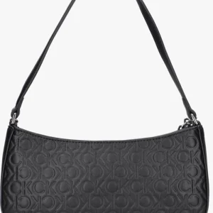 Calvin Klein Re-lock Shoulder Bag Emb Mono Sac Bandoulière En Noir site pas cher 11