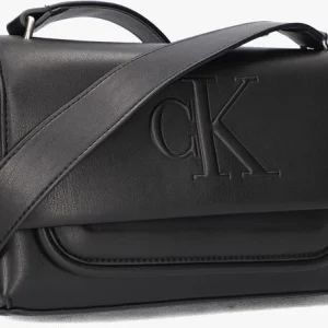 en ligne vente Calvin Klein Sculpted Ew Flap25 Pipping Sac Bandoulière En Noir 9