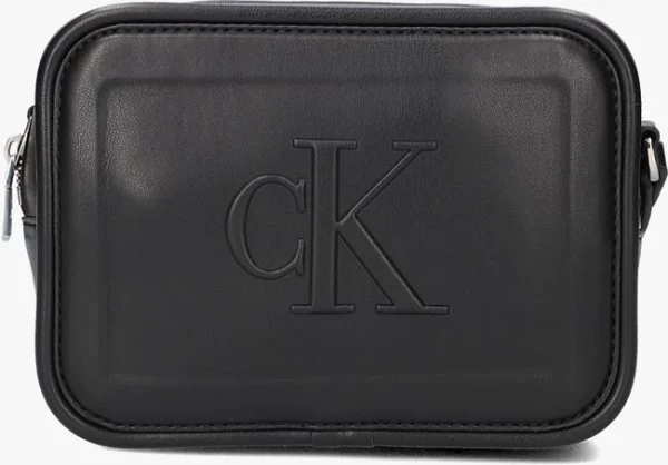 Calvin Klein Sculpted Camera Bag18 Pipping Sac Bandoulière En Noir dernières 1