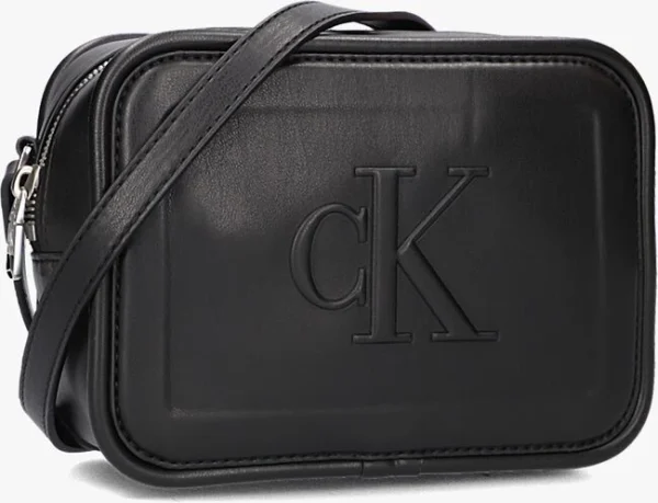 Calvin Klein Sculpted Camera Bag18 Pipping Sac Bandoulière En Noir dernières 3