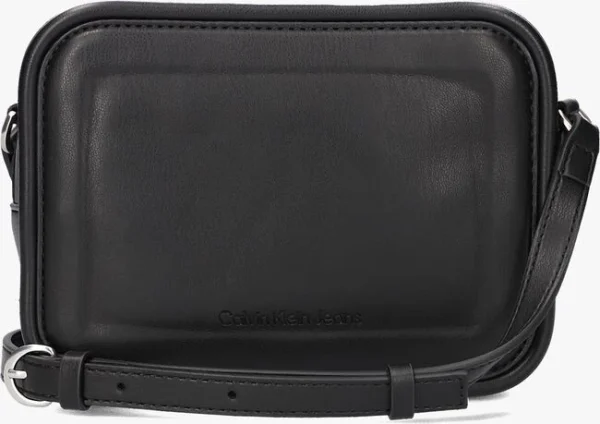 Calvin Klein Sculpted Camera Bag18 Pipping Sac Bandoulière En Noir dernières 4