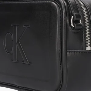 Calvin Klein Sculpted Camera Bag18 Pipping Sac Bandoulière En Noir dernières 15