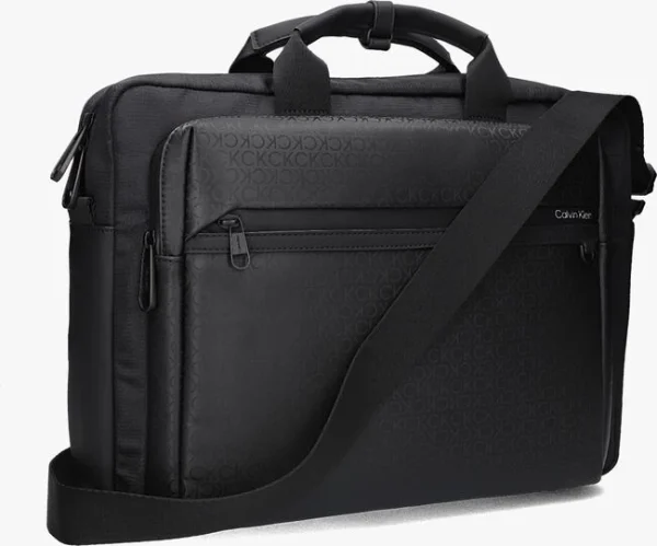 Calvin Klein Daily Tech Conv 2g Laptop Mono Sac Pour Ordinateur Portable En Noir le grand escompte 3