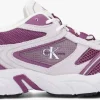 Meilleur Prix Garanti Calvin Klein Retro Tennis Dames Baskets Basses En Violet 22