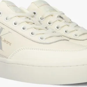 magasin solde Calvin Klein Classic Cupsole Baskets Basses En Beige 10