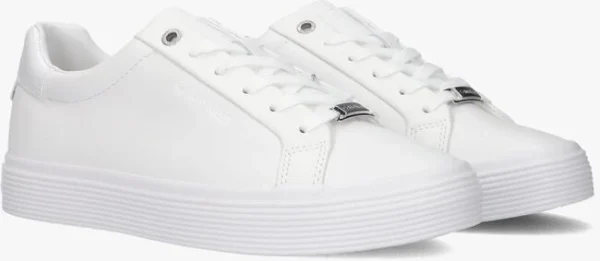 Calvin Klein Vulc Lace Up Baskets Basses En Blanc officiel 3