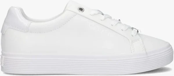 Calvin Klein Vulc Lace Up Baskets Basses En Blanc officiel 1