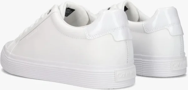 Calvin Klein Vulc Lace Up Baskets Basses En Blanc officiel 4