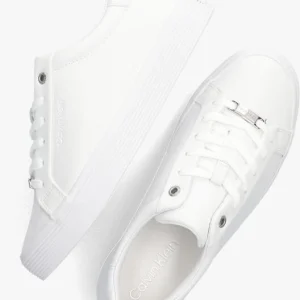 Calvin Klein Vulc Lace Up Baskets Basses En Blanc officiel 16