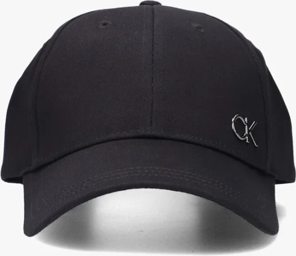 haute qualité Calvin Klein Ck Bombed Metal Bb Cap Casquette En Noir 1