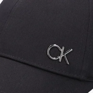 haute qualité Calvin Klein Ck Bombed Metal Bb Cap Casquette En Noir 15