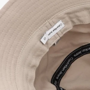 Calvin Klein Monogram Bucket Hat Chapeau En Beige Retour Facile et Gratuit 13