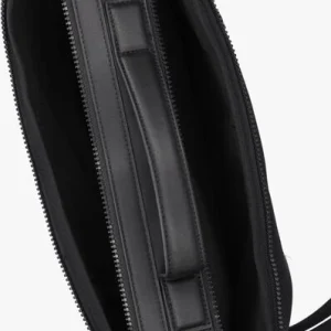 Calvin Klein Ck Must Pique 2g Conv Laptop Bag Sac Pour Ordinateur Portable En Noir à prix réduits 13