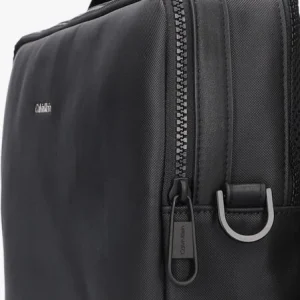 Calvin Klein Ck Must Pique 2g Conv Laptop Bag Sac Pour Ordinateur Portable En Noir à prix réduits 15