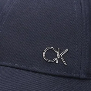 site soldes Calvin Klein Ck Bombed Metal Bb Cap Casquette En Bleu 15