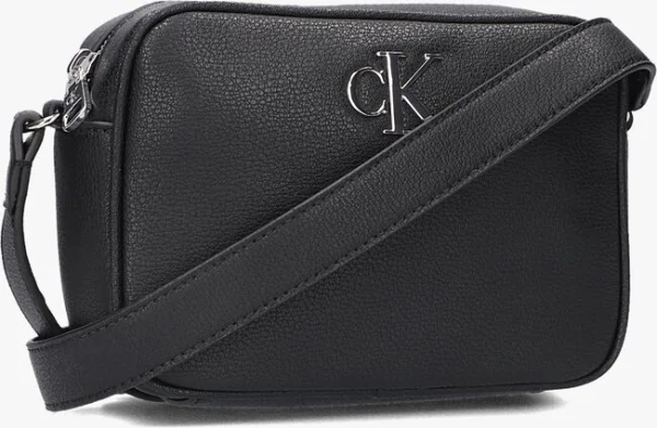 boutique en ligne Calvin Klein Minimal Monogram Camera Bag18 Sac Bandoulière En Noir 3