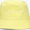 Calvin Klein Monogram Bucket Hat Chapeau En Jaune jusqu'à 17