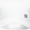 pas cher Calvin Klein Ck Bombed Metal Bb Cap Casquette En Blanc 17