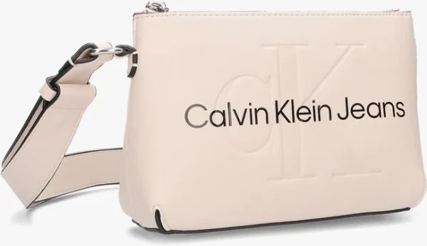 vente pas cher Calvin Klein Sculpted Camera Pouch21 Mono Sac Bandoulière En Rose 3