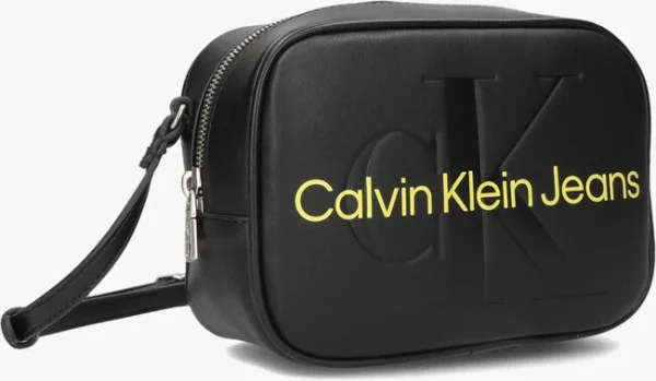 en vente Calvin Klein Sculpted Camera Bag18 Monol Sac Bandoulière En Noir 3