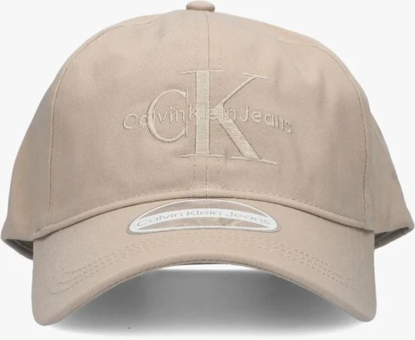 à prix très bas Calvin Klein Monogram Cap Casquette En Taupe 1