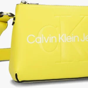 Calvin Klein Sculpted Camera Pouch21 Mono Sac Bandoulière En Jaune prix le plus bas 9