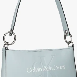 Calvin Klein Sculpted Shoulder Pouch25 Mono Sac Bandoulière En Bleu REMISE 9