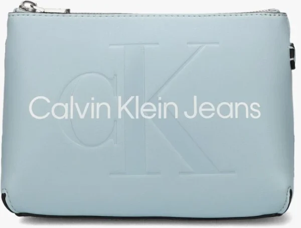 mode Calvin Klein Sculpted Camera Pouch21 Mono Sac Bandoulière En Bleu 1