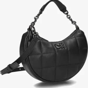 Calvin Klein Re-lock Quilt Cres Mini Bag Sac à Main En Noir Retour Facile et Gratuit 9