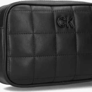 Prestation Et Rapide Calvin Klein Re-lock Quilt Camera Bag Sac Bandoulière En Noir 9