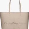 magasin en ligne france Calvin Klein Sculpted Shopper29 Mono Shopper En Beige 17