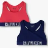 a Prix Discount Calvin Klein 2pk Bralette En Rose 8