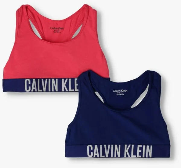 a Prix Discount Calvin Klein 2pk Bralette En Rose 1