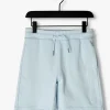 Calvin Klein Pantalon Courte Raised Embro Logo Shorts Bleu Clair De Qualité 10