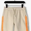 Calvin Klein Pantalon Courte Logo Tape Jogger Short En Beige belle 11