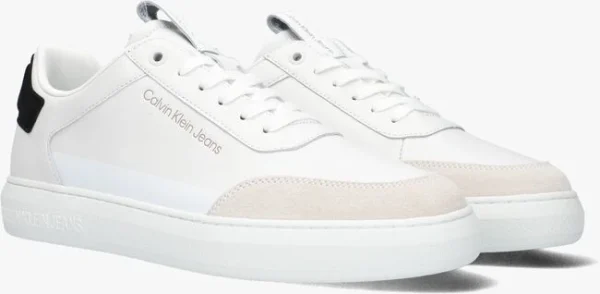 Calvin Klein Casual Cupsole Baskets Basses En Blanc design à la mode 3