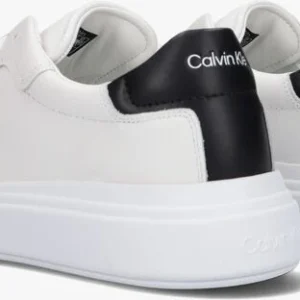 Calvin Klein Low Top Lace Up Baskets Basses En Blanc boutique en ligne france 12