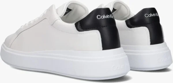 Calvin Klein Low Top Lace Up Baskets Basses En Blanc boutique en ligne france 4