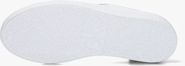 Calvin Klein Vulc Flatform Essential Baskets Basses En Blanc grande qualité 5